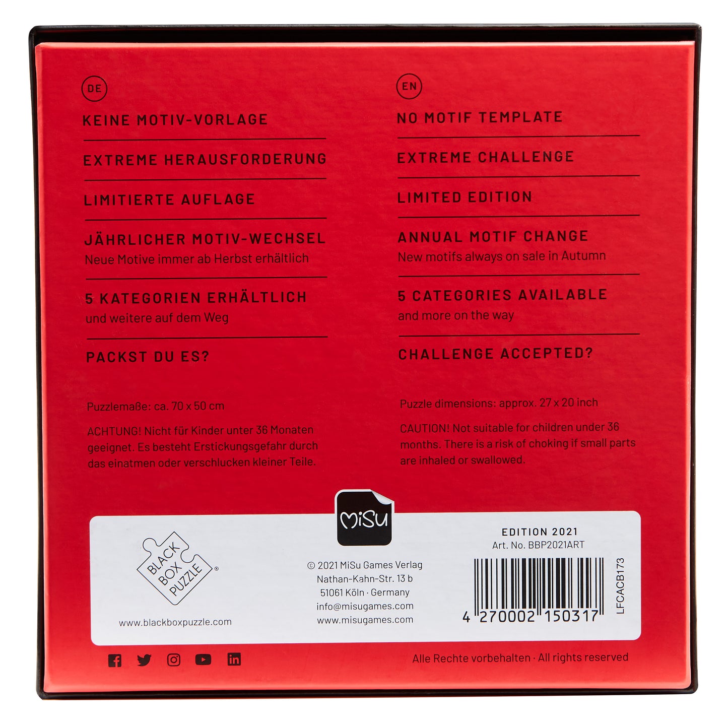 Black Box Puzzle - Kunst
