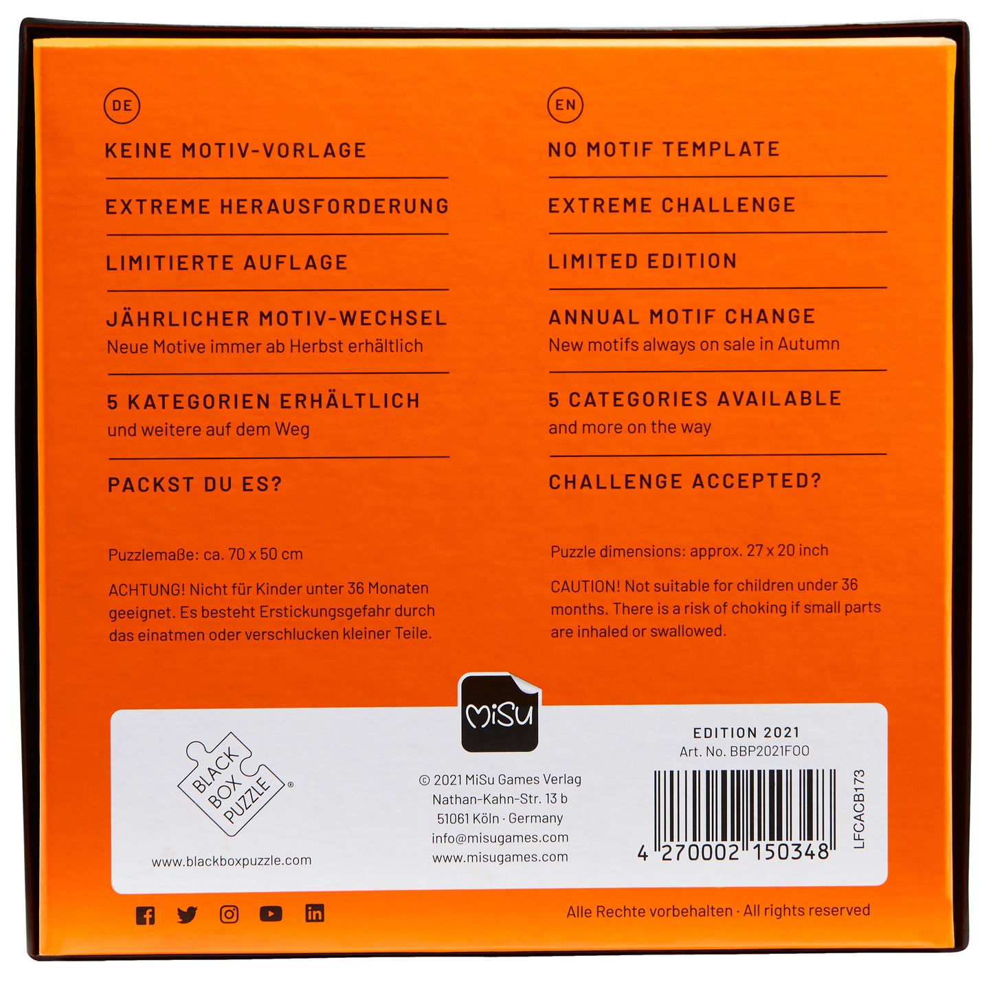 Black Box Puzzle - Speisen