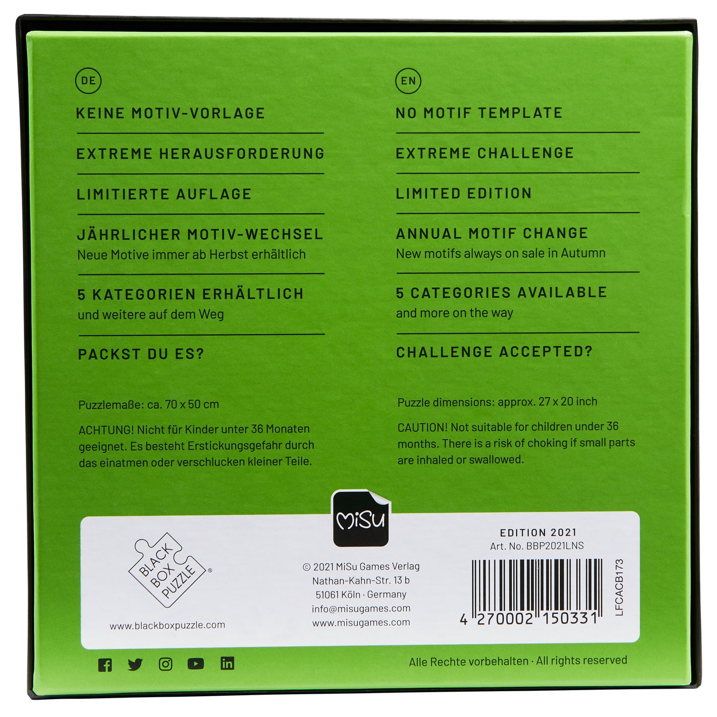 Black Box Puzzle - Landschaft